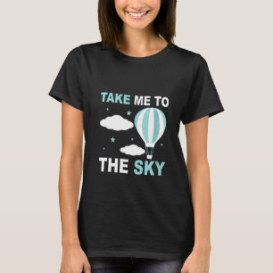Womens Balloonist Basket On Hot Air Balloon Hot Ai T-Shirt