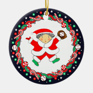 Women's Baseball Collectable Ceramic Ornament