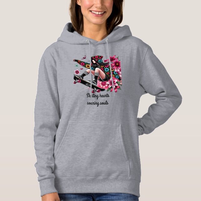 Women's Basic Hooded Sweatshirt (Front)