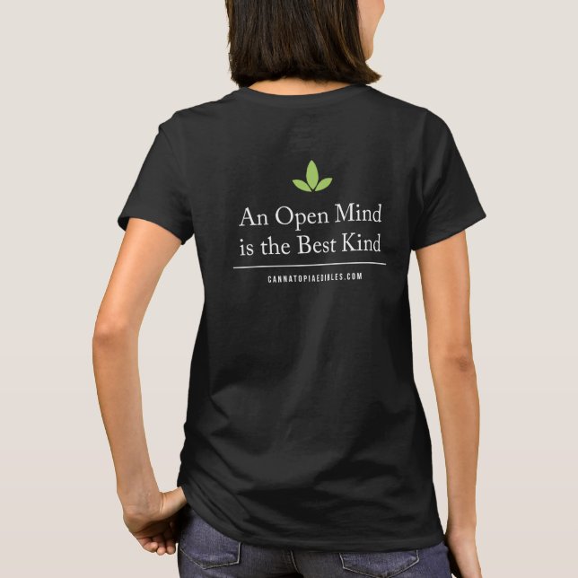 Women's Basic Open Mind Back Tee (Back)