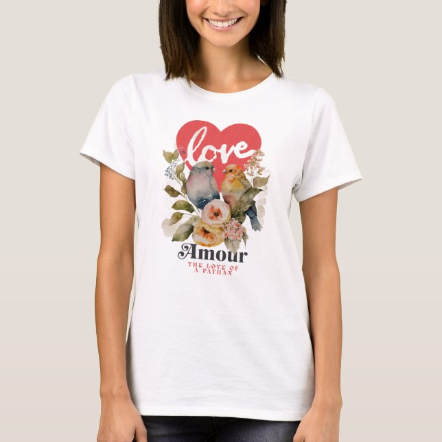  Women's Basic T-Shirt amour afghan (Front)