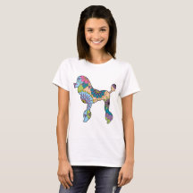Women's Basic T-Shirt Poodle