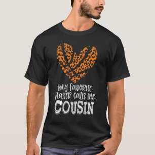 Womens Basketball COUSIN Cheetah My Favourite Play T-Shirt