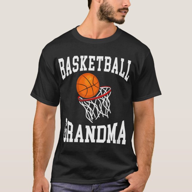 Womens Basketball Grandma Basketball Player Grandm T-Shirt (Front)