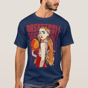 Womens Basketball I Play Like A Girl Female Hoops T-Shirt