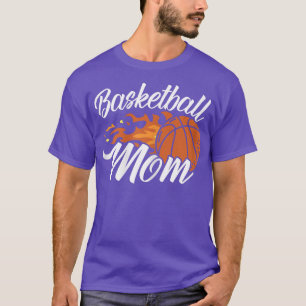 Womens Basketball Mum Player Hoop Junkie Mothers D T-Shirt