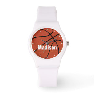 Women's Basketball Player/Coach Custom Text Sports Watch