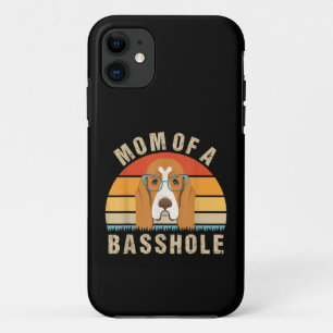 Women's Basset Hound Presents Funny Mum Of A Bassh iPhone 11 Case