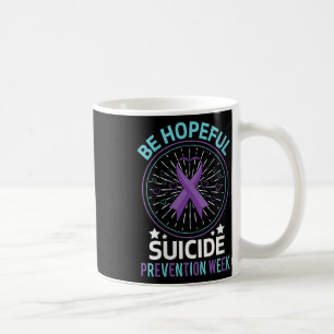 Womens Be Hopeful Suicide Prevention Week Teal &am Coffee Mug