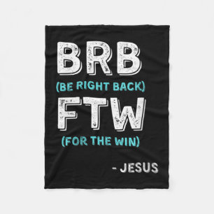 Womens Be Right Back For The Win V-neck Fleece Blanket