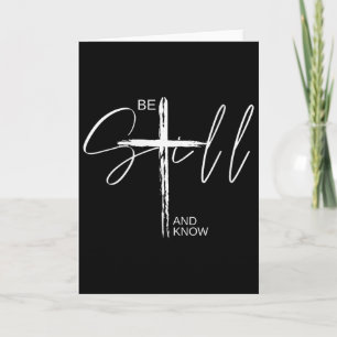 Womens Be Still And Know Inspirational Christian E Card