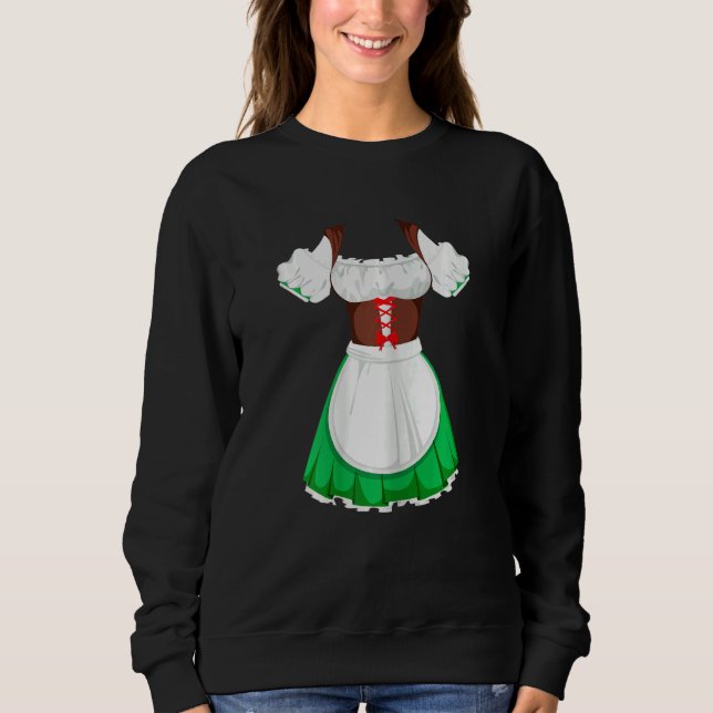 Womens Beer festival in germany women's suit dirnd Sweatshirt (Front)