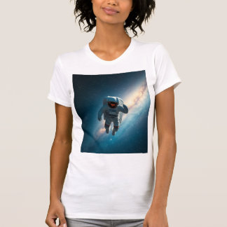 Women's Bella+Canvas Slim Fit Astronaut Galaxy T-Shirt