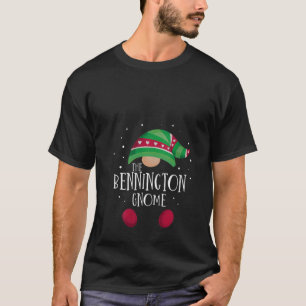 Womens Bennington Gnome Family Matching Christmas T-Shirt