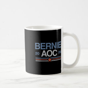Womens Bernie Sanders And Aoc V-neck  Coffee Mug