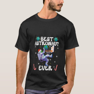 Womens Best Astronaut Ever Christmas Basketball Ho T-Shirt