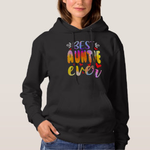 Womens Best Auntie Ever  Mother's Day Hoodie