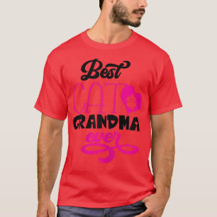 Womens Best Cat Grandma Ever Kitty Animal Lover Mo T-Shirt