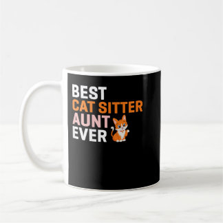 Womens Best Cat Sitter Aunt Ever  Coffee Mug