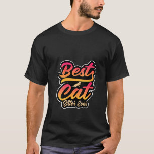 Womens Best Cat Sitter Ever Animal Cute Paws Pet O T-Shirt