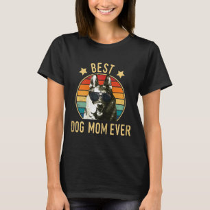 Womens Best Dog Mum Ever German Shepherd Dogs Moth T-Shirt