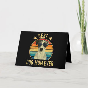 Womens Best Dog Mum Ever Italian Greyhound Mors Card