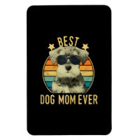 Womens Best Dog Mum Ever Miniature Schnauzer