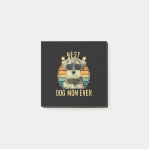 Womens Best Dog Mum Ever Miniature Schnauzer Post-it Notes