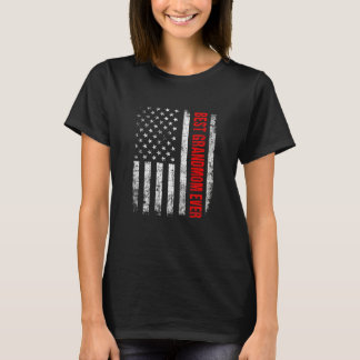 Womens Best Grandmom Ever US American Flag Mother T-Shirt