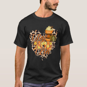 Womens Best Juju ever shirt, autumn heart Juju T-Shirt