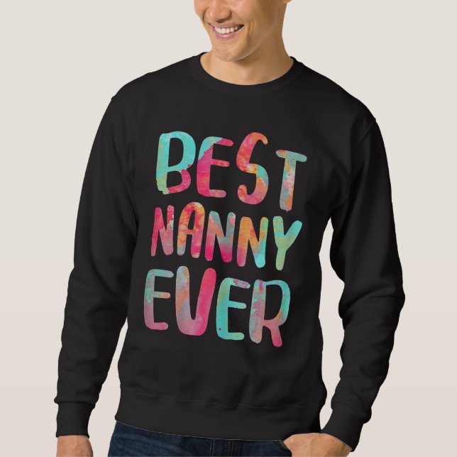 Womens Best Nanny Ever Tee Mother's Day (Front)