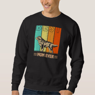 Womens Best Saint Bernard Dog Mum Ever Graphic Mam Sweatshirt