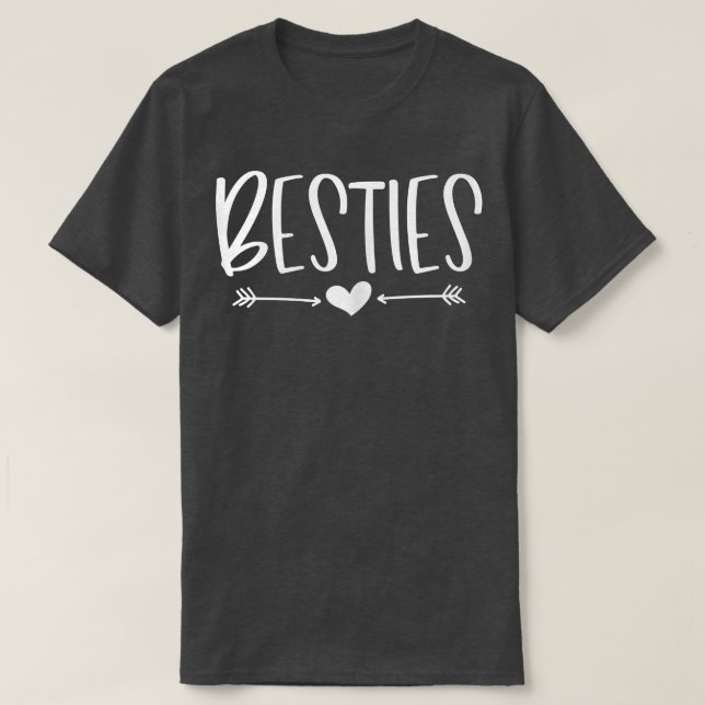 Womens Bestie Sisters Girls BFF Best friend Bestie T-Shirt (Design Front)