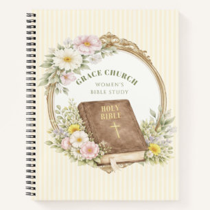 Women's Bible Study Spring Flowers Notebook