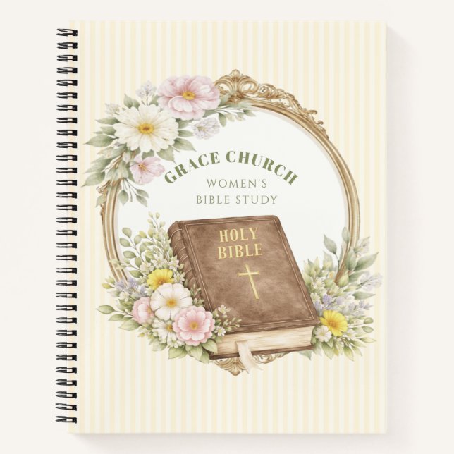 Women's Bible Study | Spring Flowers Notebook (Front)