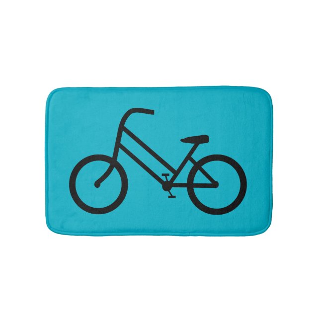 Women's Bicycle Bath Mat (Front)