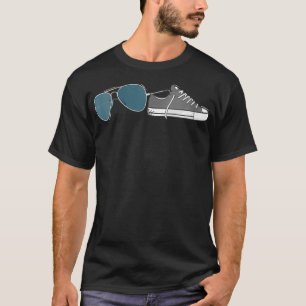 Womens Biden Harris Sunglasses Shoe Gift VNeck T-Shirt
