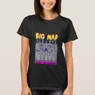 Womens Big Mad Npc Meme Grey People Face Mask Meme T-Shirt