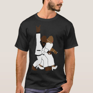 Womens Bigfoot Rock N Roll Newlywed Wedding Gift F T-Shirt