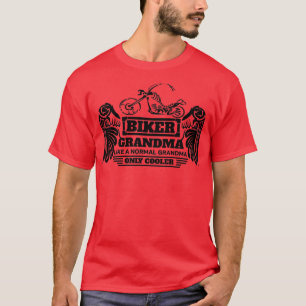 Womens Biker Grandma design Idea for a Motorcycle T-Shirt