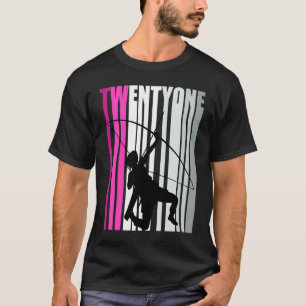 Womens Birthday 21st Archery Archer Queen Bow Arro T-Shirt