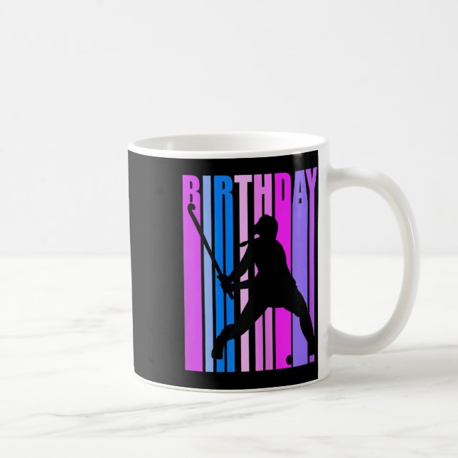 Womens Birthday Field Hockey Player Sports Girls T Coffee Mug (Right)