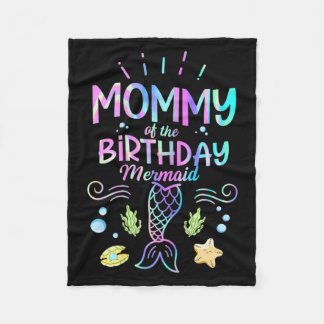 Womens Birthday Mermaid Quote For A Mum Of A Fleece Blanket
