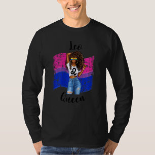 Womens Bisexual Leo Queen Black Womens Bisexual Pr T-Shirt