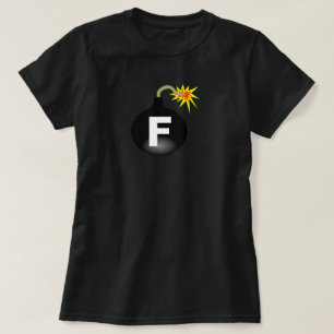 Women's Black F Bomb T-Shirt