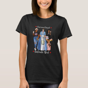 Womens Black Guatemala Heritage Half American Half T-Shirt