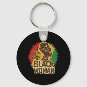 Womens Black History Month Gifts I Love Being A Bl Key Ring