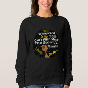 Womens Black History Month Pajama African Woman Af Sweatshirt