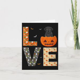 Womens Black Labrador Dog Lovers Boys Girls Funny Card