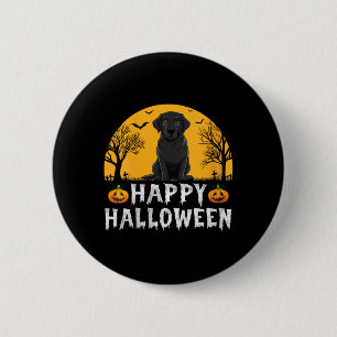 Womens Black Labrador Dog Men Women Kids Happy 6 Cm Round Badge